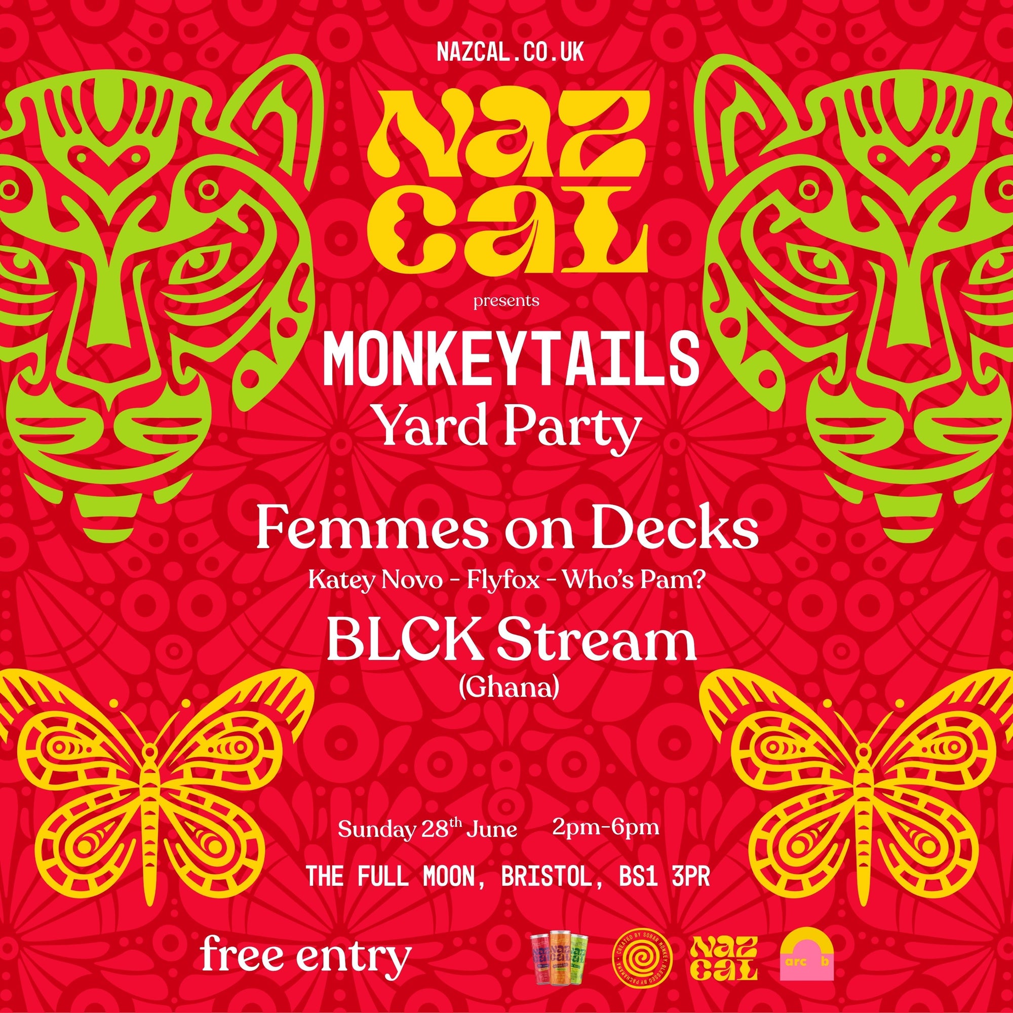 Nazcal Monkeytails Yard Party INCOMING